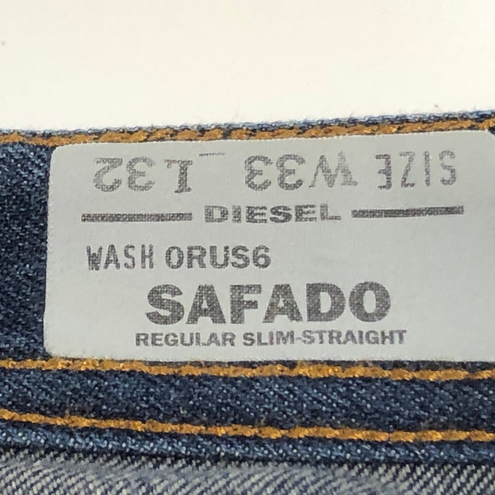 DIESEL JEANS SLIM FACTORY WASH, SIZE W32 MINT - Picture 5 of 8